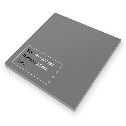 lmohadilla térmica ARCTIC TP-4 de 100 × 100 × 1,5 mm para refrigeración de componentes electrónicos.