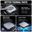 Pasta térmica ProArtist para CPU de alto rendimiento, conductividad térmica de 4,3 W/mK y fórmula no conductora.