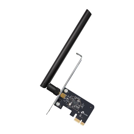 Tarjeta de red Wi-Fi PCI Express TP-Link Archer T2E AC600 de doble banda con antena externa.