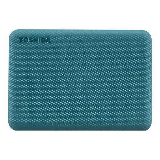 Disco duro externo Toshiba Canvio Advance de 1 TB verde modelo HDTCA10XG3AA con conexión USB 3.0.