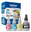 Imagen de Tinta Para Impresora Brother Btd60bk / Bt5001 Color 4 Colores 4 Unidades Negro/amarillo/celeste/rojo