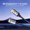 Imagen de CABLE UNITEK DISPLAYPORT 1.4 MACHO A MACHO 8K 2M C1628GY