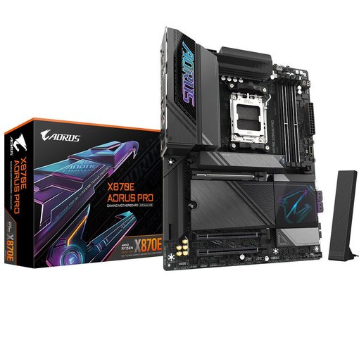 Motherboard Gigabyte X870E AORUS PRO AM5 DDR5 Wi-Fi 7 PCIe 5.0.