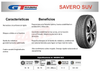 Imagen de Cubierta 285/50/20 Gt Radial Savero Suv Neumático