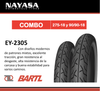 Imagen de CubiertaS Moto COMBO 275-18 Y 90/90-18 Nayasa EY2305 x2