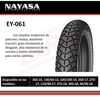 Imagen de Cubierta Moto 110/90-17 Nayasa EY061