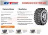 Imagen de Cubierta 265/75/16 Pantanera  Savero Komodo Mud Extreme
