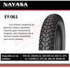 Imagen de Cubierta Moto 110/90-17 c/cámara Nayasa EY061