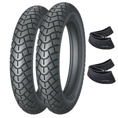 Imagen de Combo 275-17 Y 110/90-17 X2 c/cámara Nayasa EY061
