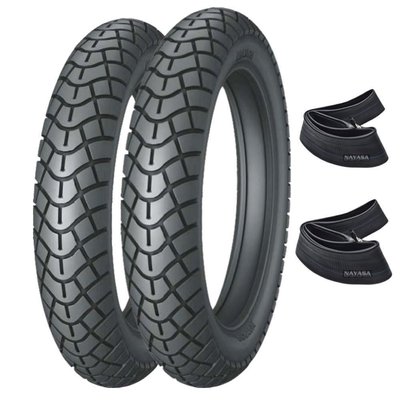 Imagen de Combo 90/90-19 Y 110/90-17 X2 c/cámara Nayasa EY061