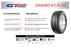 Imagen de Cubierta 235/70/16 Neumático Gt Radial  Savero Ht Plus