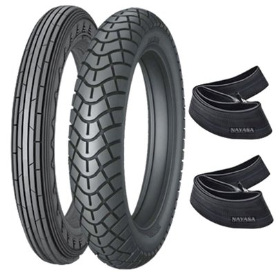 Imagen de Combo 250-17 Y 80/100-14 X2 c/cámara Nayasa EY061