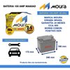 Imagen de Bateria Moura 100 AMP AGM Start-stop  Garantía 24 meses