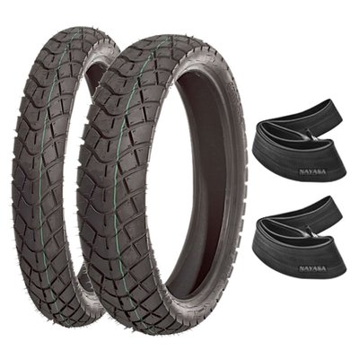 Imagen de Combo Moto Bartl 90/90-19 y 110/90-17  By-061 con cámaras F