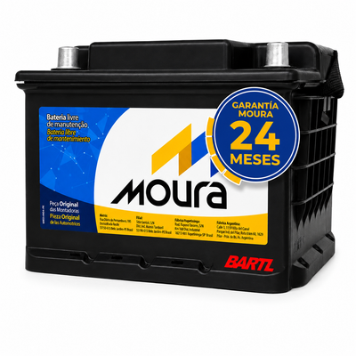 Imagen de Bateria Moura 100 Amp  M60AD Garantía 24 M 60Ah