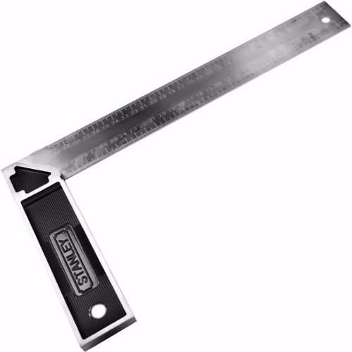 Imagen de ESCUADRA PROFESIONAL 250MM MANGO DE ALUMINIO STANLEY 46-534