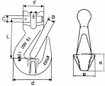 Imagen de GANCHO PARA CADENA 13MM  ALTA RESISTENCIA 5.4T ABLE