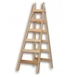 Imagen de ESCLAERA DE MADERA TIPO PINTOR 6 ESCALONES 1.8M
