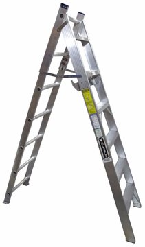 Imagen de ESCALERA CONVERTIBLE TIPO TIJERA 12 ESCALONES 3.22M ESCALUMEX