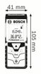 Imagen de MEDIDOR DE DISTANCIA 40M  GLM 40 BOSCH