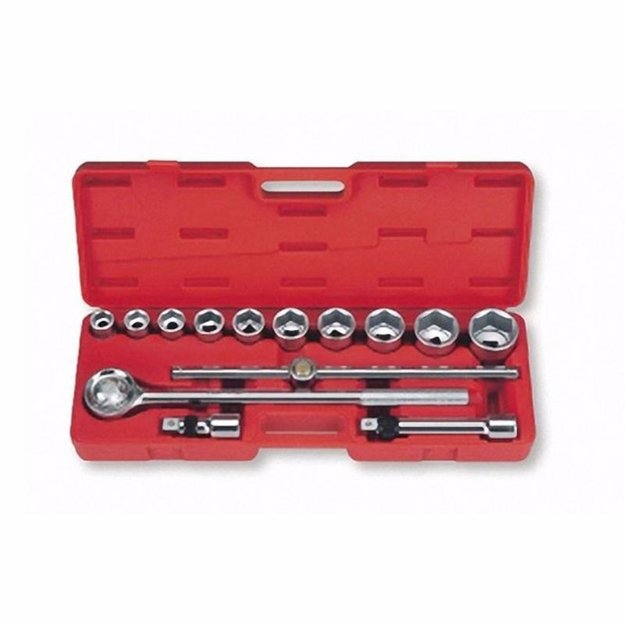 Imagen de JUEGO DE DADOS ENCASTRE 3/4" HEXAGONAL 22-50MM CROSSMAN