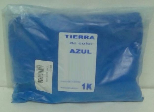 Imagen de TIERRA DE COLOR AZUL PARA MARCAR 1KG