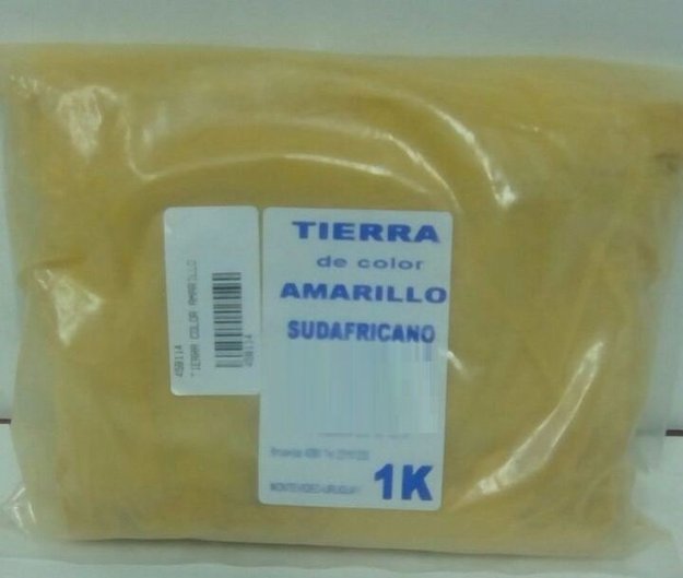Imagen de TIERRA DE COLOR AMARILLO PARA MARCAR 1KG