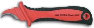Imagen de CUCHILLO NAVAJA CURVO 1000V PARA ELECTRICISTA EGA MASTER