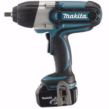 Imagen de LLAVE DE IMPACTO BATERÍA 18V ENCASTRE 1/2" DTW450RFE MAKITA