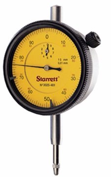 Imagen de RELOJ COMPARADOR CON OREJA (0.001MM) RECORRIDO 1MM STARRETT