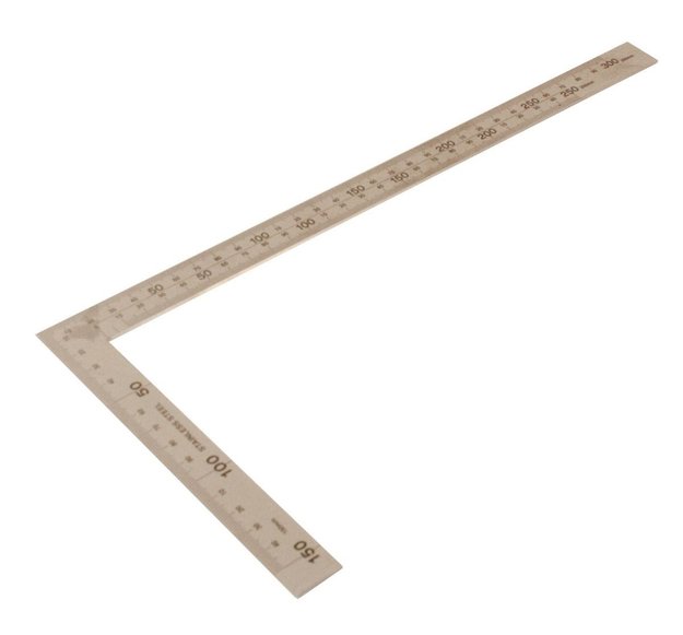 Imagen de ESCUADRA CHATA DE ACERO 300 MM x 150 MM CHANGLU