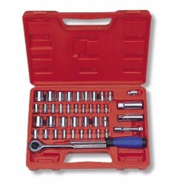 Imagen de JUEGO BOCALLAVES ENCASTRE  1/4" Y 3/8"  9-19MM CROSSMAN