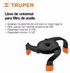 Imagen de Saca Filtro Tipo Araña 63.5 A 98.4mm Truper Ll-3q-fa