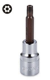Imagen de BOCALLAVE ENCASTRE 1/2" TORX CON AGUJERO T20 CROSSMAN