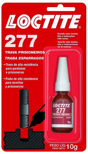 Imagen de TRABA ROSCAS ALTA RESISTENCIA PARA BULONES 10ML LOCTITE 277/21