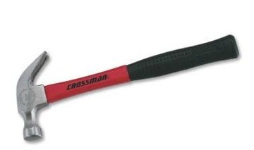 Imagen de MARTILLO DE UÑA DE CARPINTERO CON CABO FIBRA.300 GRS CROSSMAN