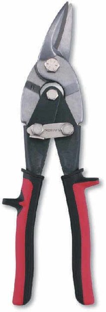 Imagen de TIJERA PARA CHAPA DE CHAPISTA IZQUIERDA ROJA CROSSMAN