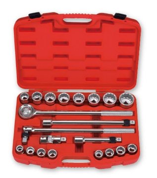 Imagen de JUEGO DE DADOS ENCASTRE 3/4" ESTRIADO 19MM - 50MM CROSSMAN