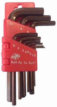 Imagen de JUEGO LLAVES HEXAGONALES ALLEN 9PZAS. 1.5MM-10MM CROSSMAN