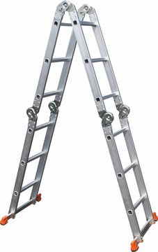 Imagen de ESCALERA ANDAMIO MULTIUSO CON PLATAFORMA 16 ESCALONES GLADIATOR