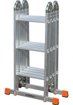 Imagen de ESCALERA ANDAMIO MULTIUSO CON PLATAFORMA 16 ESCALONES GLADIATOR