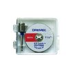 Imagen de KIT DE MANDRIL + 5 DISCOS CORTE METAL MINITORNO 406 DREMEL
