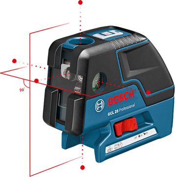 Imagen de NIVEL COMBINADO DE LÍNEAS Y PUNTOS GCL 25 BOSCH