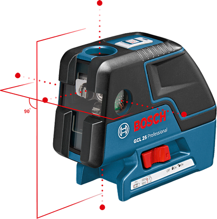 Imagen de NIVEL COMBINADO DE LÍNEAS Y PUNTOS GCL 25 BOSCH