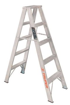 Imagen de ESCALERA ALUMINIO DOBLE 5 ESCALONES 1.5M TRUPER