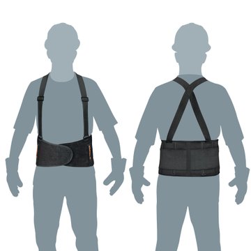 Imagen de FAJA LUMBAR CON TIRADORES AJUSTABLES TRUPER