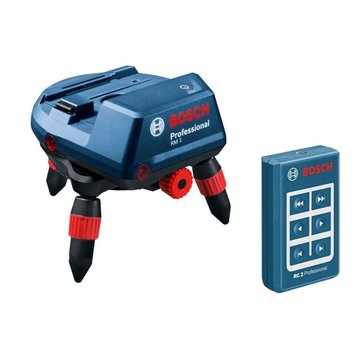 Imagen de SOPORTE BASE ROTATIVA RM 3 + CONTROL  RC 2 PARA LÁSER BOSCH