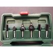 Imagen de SET KIT JUEGO 6 FRESAS ROUTER 1/4" BOSCH