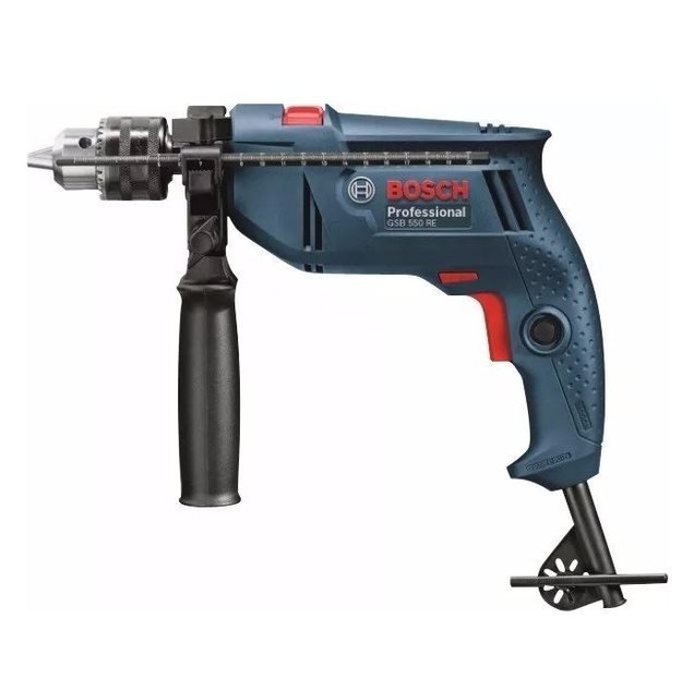 Imagen de TALADRO CON PERCUTOR 13MM 550W GSB 550 RE BOSCH