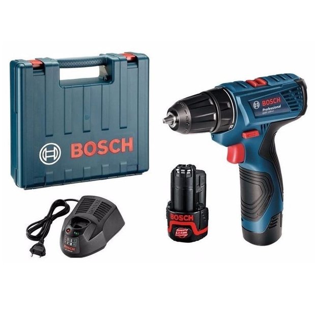 Imagen de TALADRO ATORNILLADOR A BATERÍA 12V 10MM GSR 120-LI BOSCH